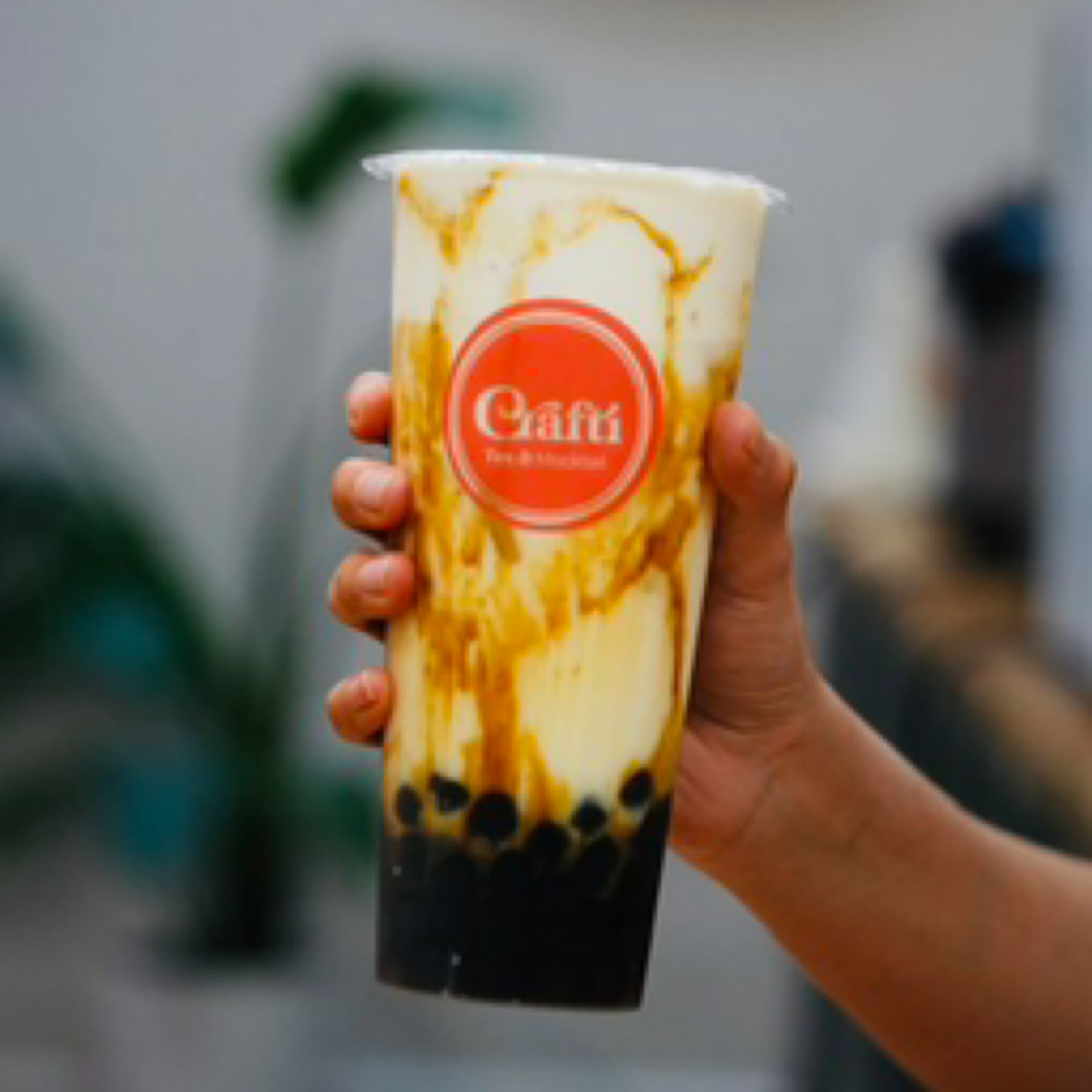 Caramel Boba Milk