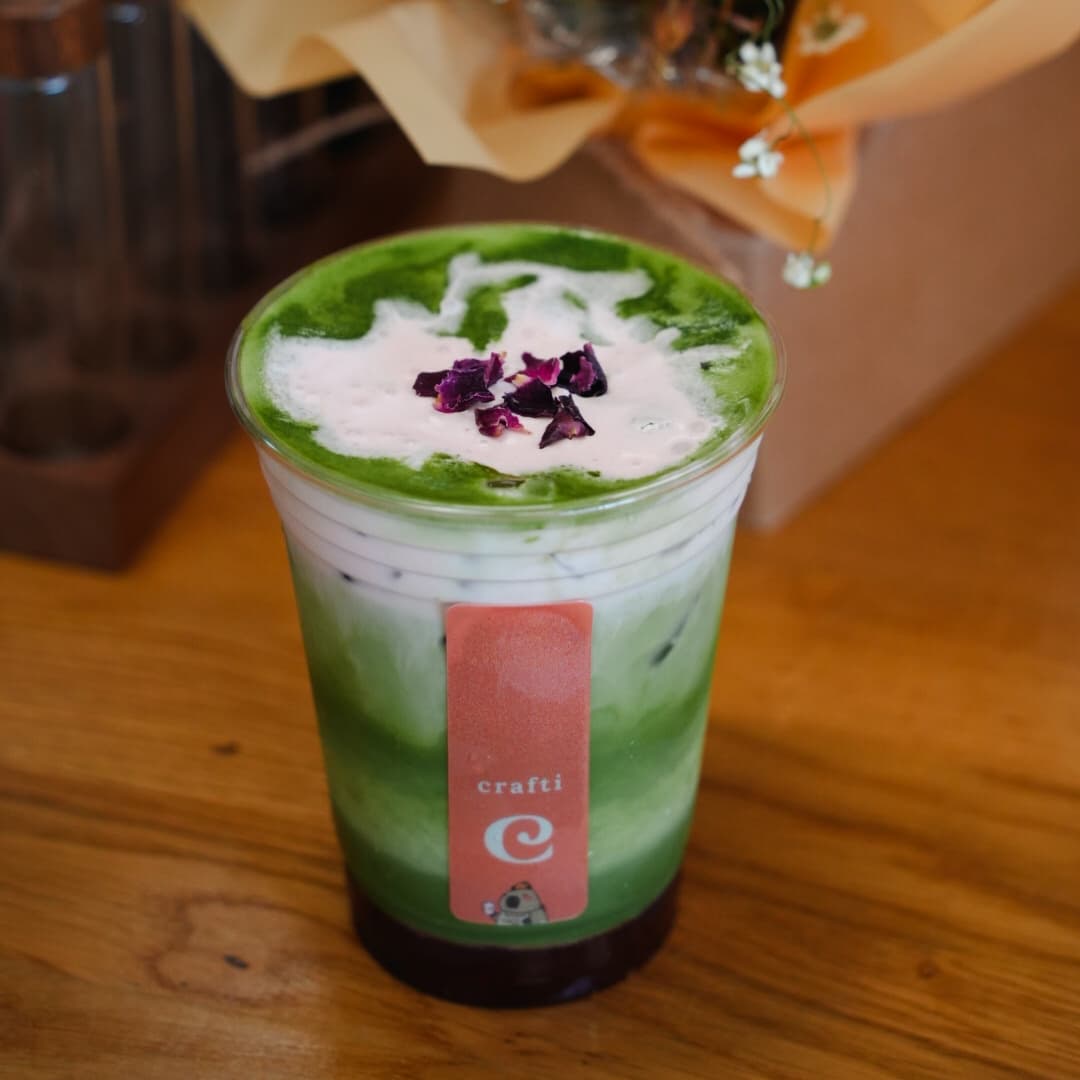 Double Strawberry Matcha